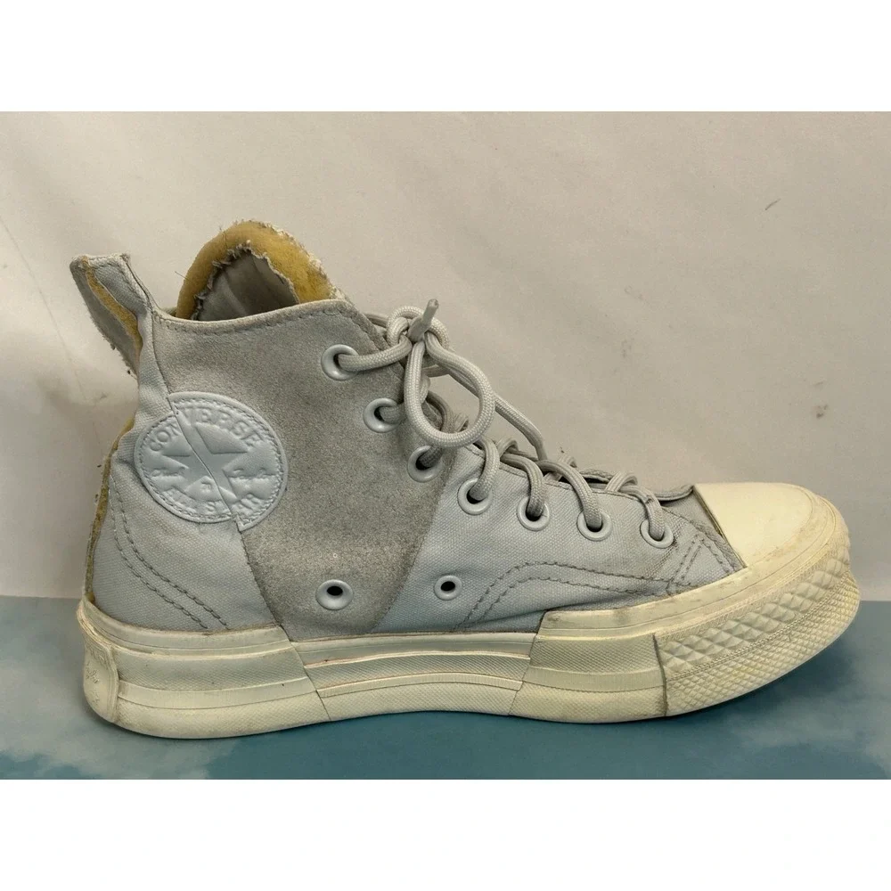 Converse Chuck 70 Plus High Women 6.5 Platform Distorted‎ Aged Blue AO5259C